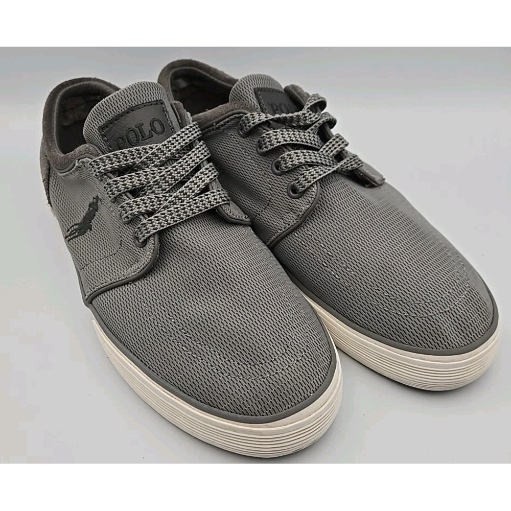 POLO RALPH LAUREN‎ Faxon Low Lace Up Fabric Mesh/Sport Suede Shoes Mens 9.5D
